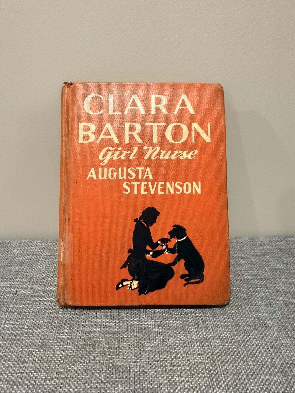Vintage Book Clara Barton Girl Nurse By August Stevenson